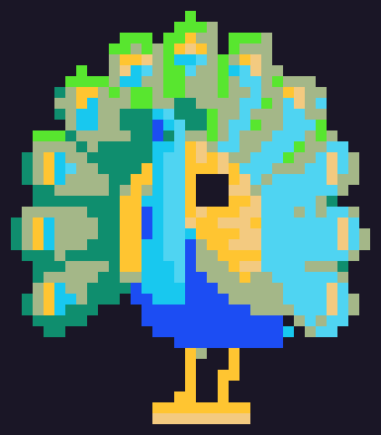 First playable sparse peacock level