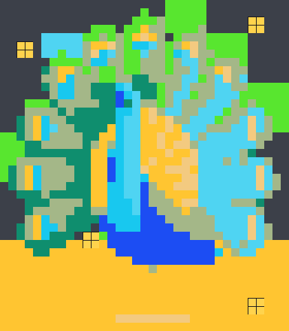 Peacock scenic key variant